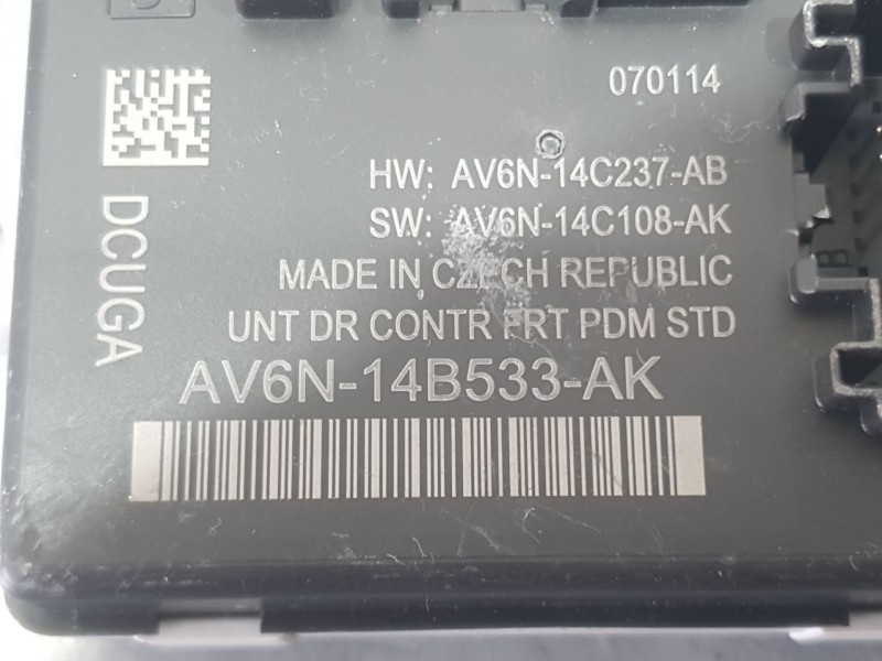 Recambio de modulo electronico para ford c-max ii (dxa/cb7, dxa/ceu) 1.0 ecoboost referencia OEM IAM AV6N14B533AK D. DERECHO 