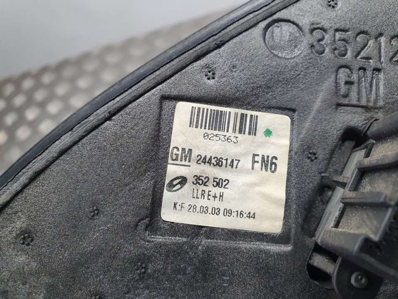 Recambio de retrovisor derecho para opel signum cosmo referencia OEM IAM 24436147 352502 ELECTRICO