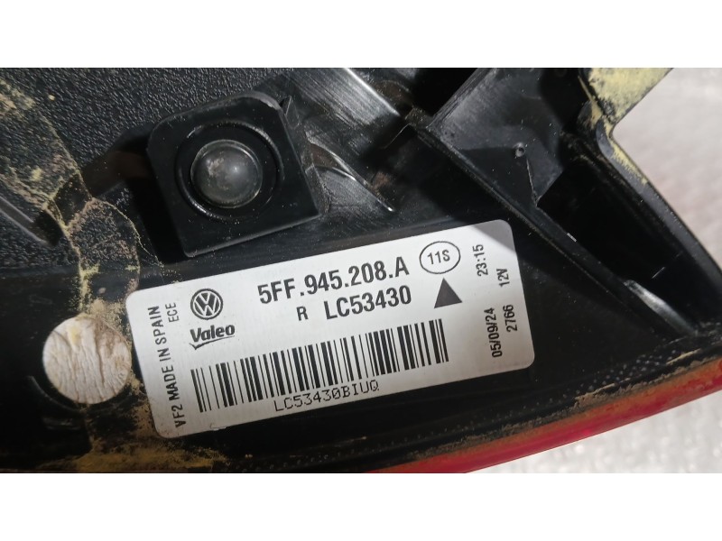 Recambio de piloto trasero derecho exterior para cupra formentor (kmp) 1.5 tsi e-hybrid referencia OEM IAM 5FF945208A VALEO LC53