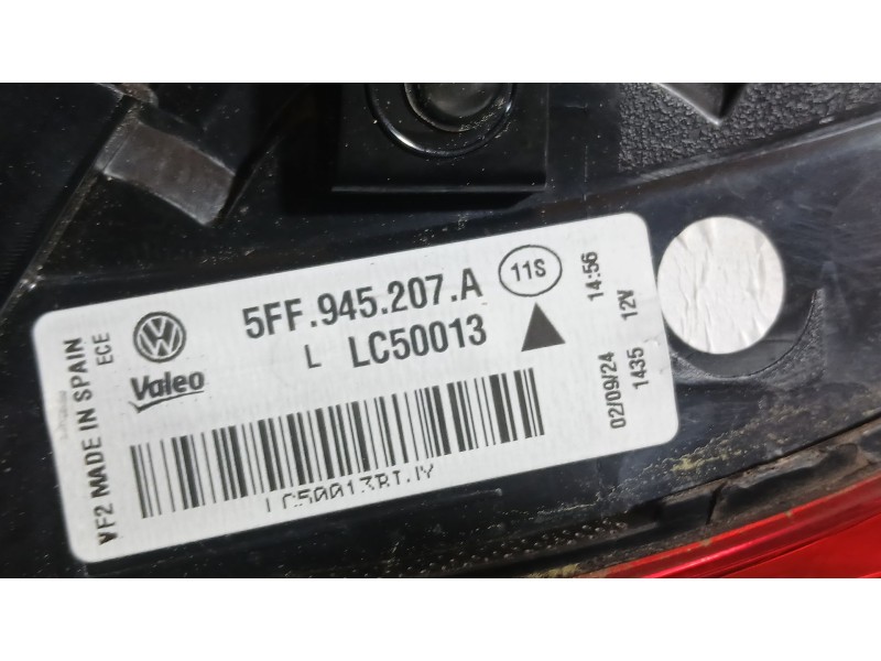 Recambio de piloto trasero izquierdo exterior para cupra formentor (kmp) 1.5 tsi e-hybrid referencia OEM IAM 5FF945207A ROZADO V