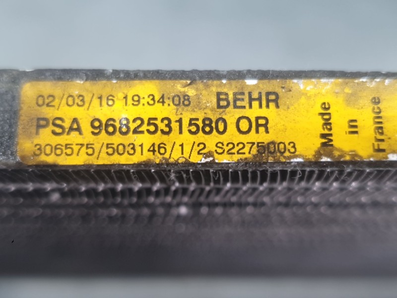 Recambio de condensador / radiador aire acondicionado para citroën berlingo multispace (b9) 1.6 bluehdi 100 referencia OEM IAM 9