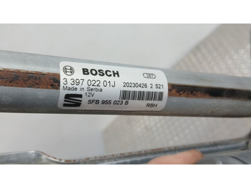 Recambio de motor limpia delantero para seat leon (kl1, klg) 2.0 tdi referencia OEM IAM 5FB955023B BOSCH 339702201J
