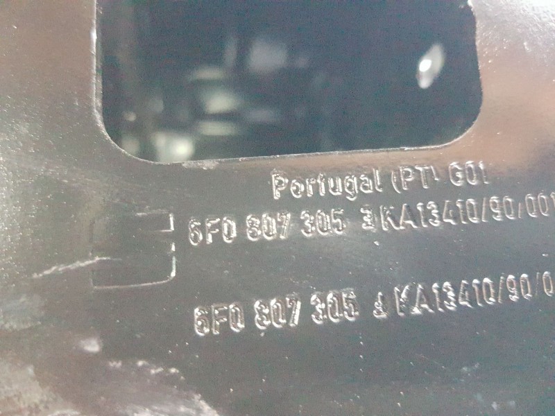 Recambio de refuerzo paragolpes trasero para seat ibiza v (kj1, kjg) 1.0 mpi referencia OEM IAM 6F0807305  
