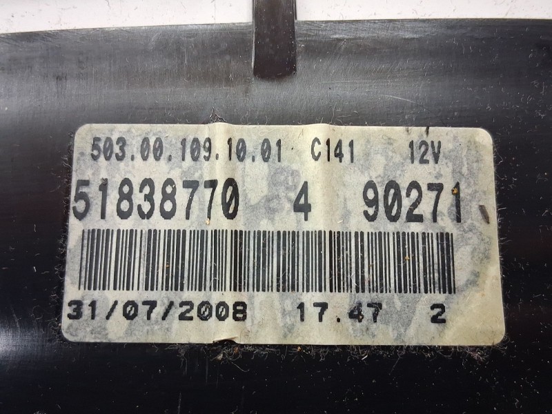 Recambio de cuadro instrumentos para fiat croma (194_) 1.9 d multijet (194axb1b) referencia OEM IAM 51838770  