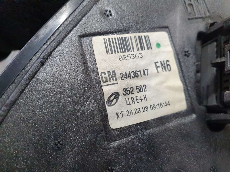 Recambio de retrovisor derecho para opel signum cosmo referencia OEM IAM 24436147 352502 ELECTRICO