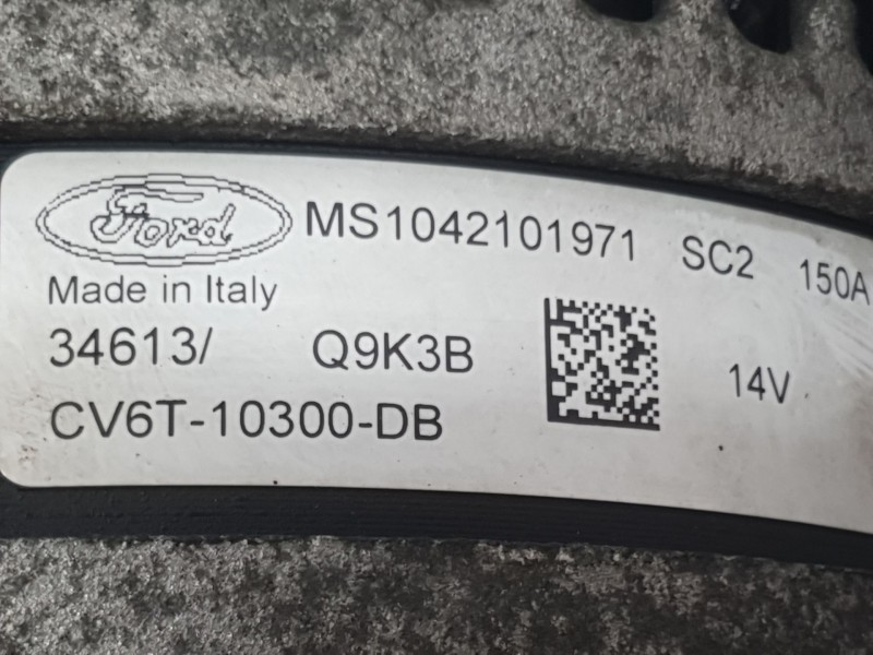 Recambio de alternador para ford c-max ii (dxa/cb7, dxa/ceu) 1.0 ecoboost referencia OEM IAM CV6T10300DB  