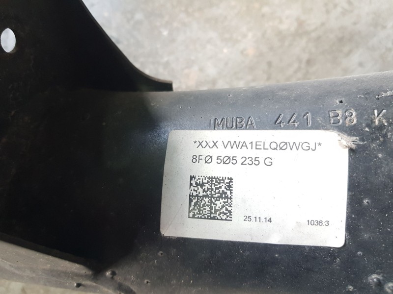 Recambio de puente trasero para audi a5 sportback (8ta) 2.0 tdi referencia OEM IAM 8F0505235G DISCO C/ABS 5 TORNILLOS 
