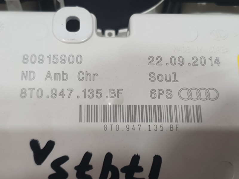 Recambio de luz interior para audi a5 sportback (8ta) 2.0 tdi referencia OEM IAM 8T0947135BF  