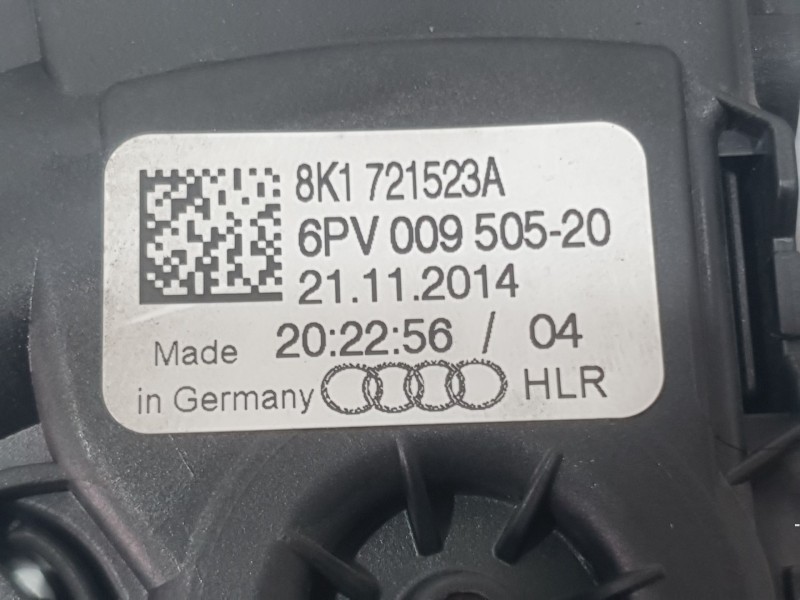 Recambio de potenciometro pedal para audi a5 sportback (8ta) 2.0 tdi referencia OEM IAM 8K1721523A  