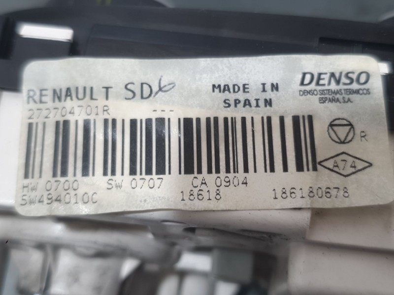 Recambio de mando calefaccion / aire acondicionado para renault clio iv (bh_) 0.9 tce 75 (bhnp) referencia OEM IAM 275704701R 18