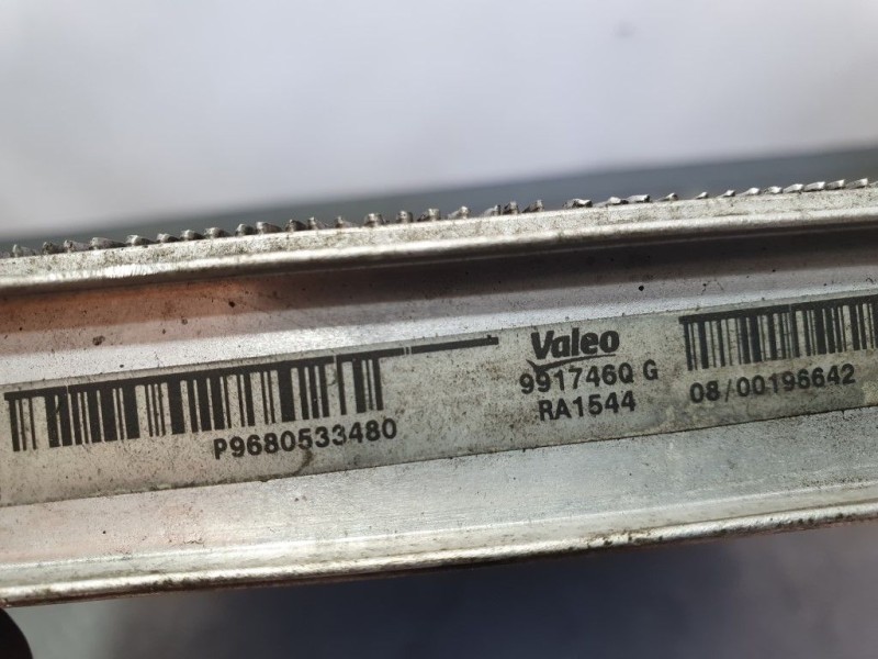 Recambio de radiador agua para citroën c4 grand picasso exclusive referencia OEM IAM 9680533480 9917460G VALEO