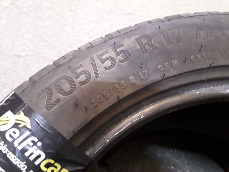 Recambio de neumatico pareja para neumaticos reutilizados - referencia OEM IAM 205551795H CONTINENTAL 205/55/17/95H