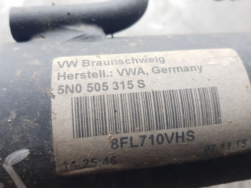 Recambio de puente trasero para audi q3 (8ub, 8ug) 2.0 tdi quattro referencia OEM IAM 5N0505315S  DISCO 5 TORN. C/ ABS
