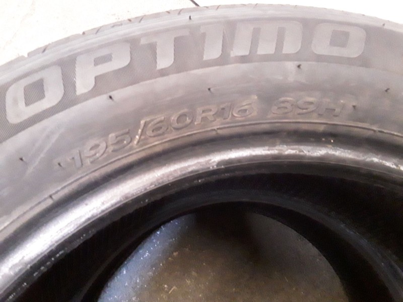 Recambio de neumatico pareja para neumaticos reutilizados - referencia OEM IAM 195601689H OPTIMO GT 195/60/16/89H