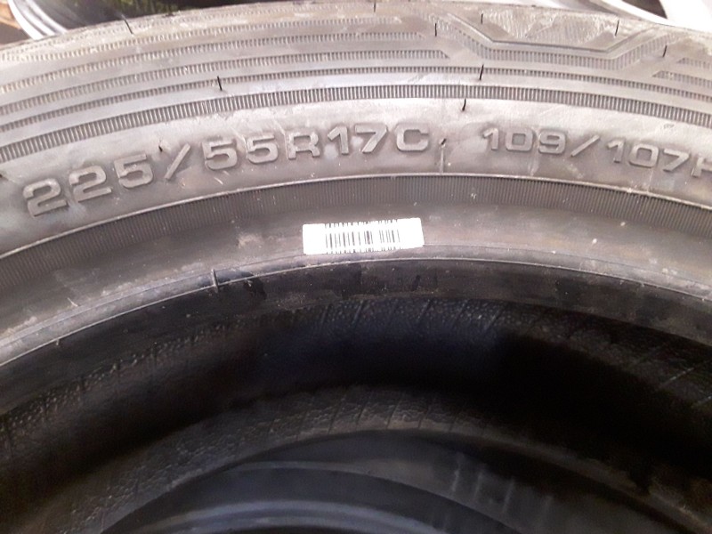 Recambio de neumatico pareja para neumaticos nuevos - referencia OEM IAM 2255517C109-107H GOODYEAR 225/55/17C-109/107H