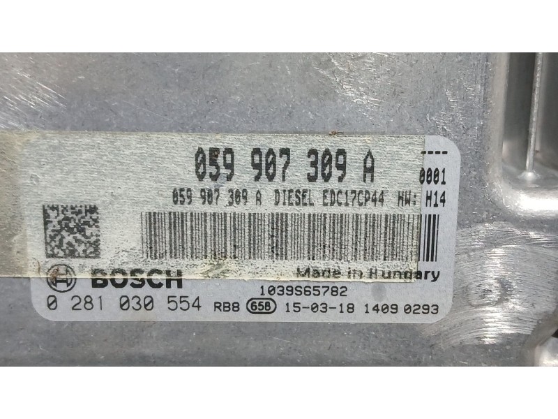 Recambio de centralita motor uce para porsche macan (95b) 3.0 s diesel referencia OEM IAM   