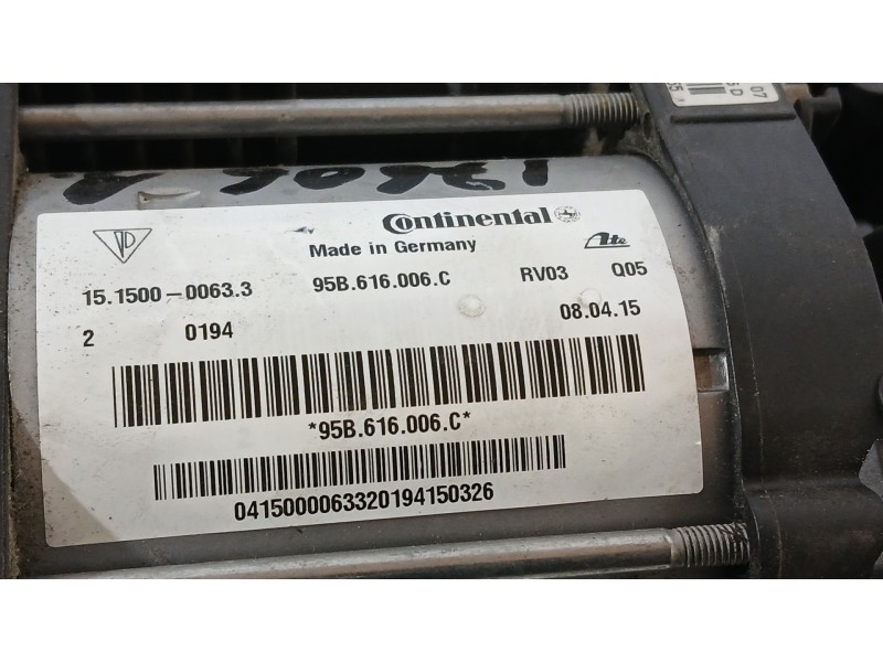 Recambio de compresor suspension neumatica para porsche macan (95b) 3.0 s diesel referencia OEM IAM   