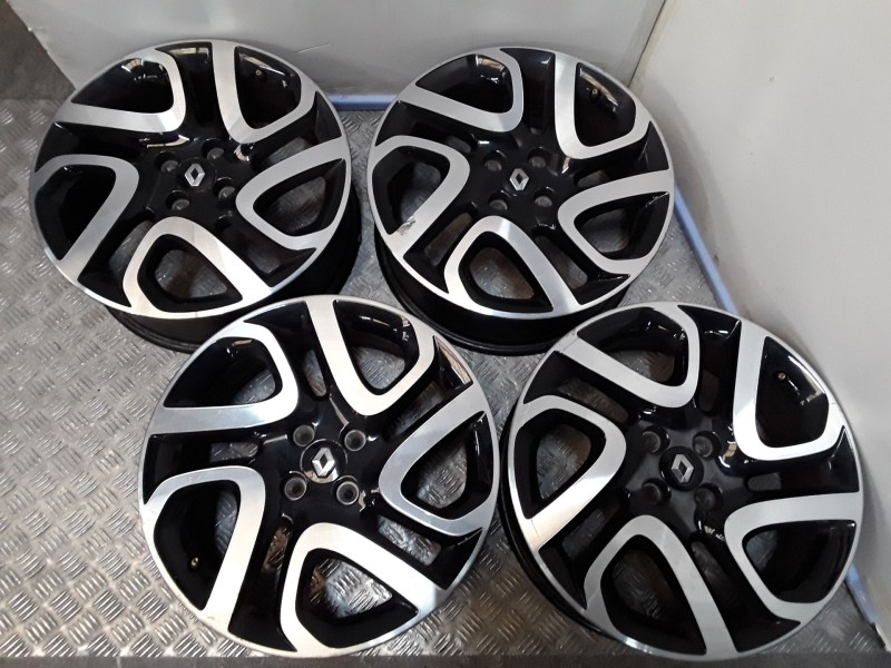 Recambio de juego llantas aluminio para renault captur i (j5_, h5_) 1.2 tce 120 referencia OEM IAM 6.5X17 4 TORN ET40 ROZADAS AL