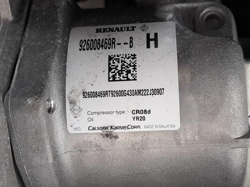 Recambio de compresor aire acondicionado para dacia sandero iii 1.0 tce 90 referencia OEM IAM 926008469R  