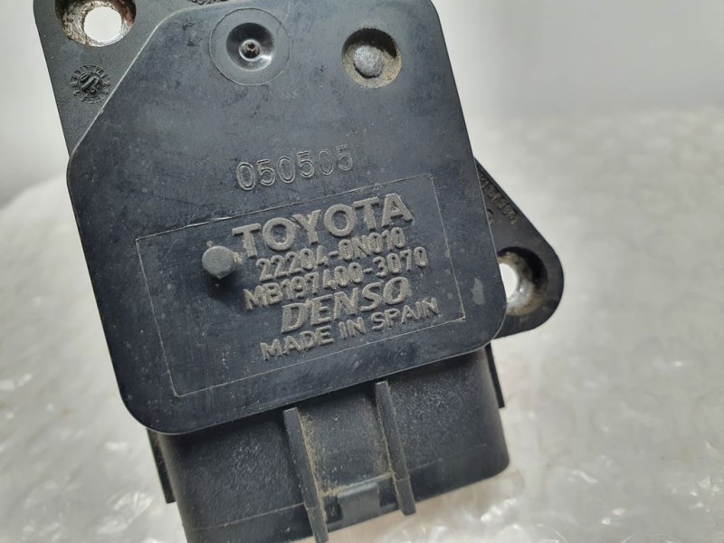 Recambio de caudalimetro para toyota avensis berlina (t25) 2.2 d-4d sol sedán (4-ptas) referencia OEM IAM 222040N010 MB197400307