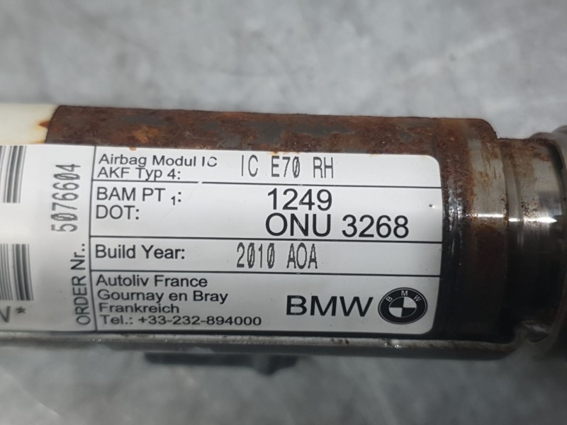 Recambio de airbag cortina delantero derecho para bmw x5 (e70) xdrive 40 d referencia OEM IAM 85714150807  