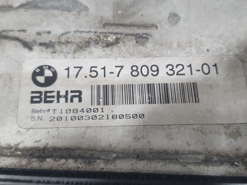 Recambio de intercooler para bmw x5 (e70) xdrive 40 d referencia OEM IAM 17517809321 T1084001 BEHR