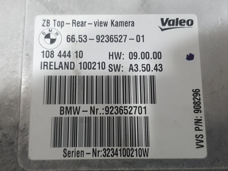 Recambio de modulo electronico para bmw x5 (e70) xdrive 40 d referencia OEM IAM 9236527 CONTROL VIDEO VALEO10844410