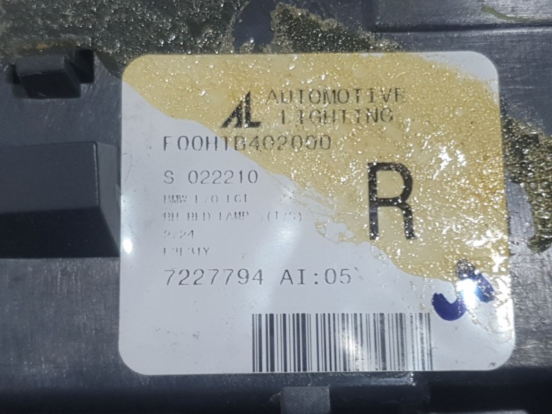 Recambio de piloto trasero derecho interior para bmw x5 (e70) xdrive 40 d referencia OEM IAM 7227794  