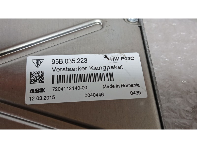 Recambio de amplificador radio para porsche macan (95b) 3.0 s diesel referencia OEM IAM   