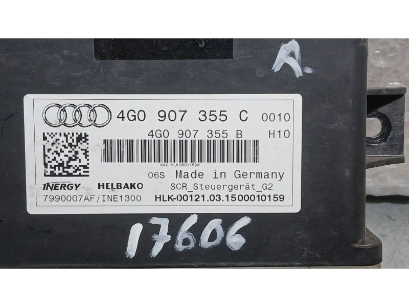Recambio de modulo electronico para porsche macan (95b) 3.0 s diesel referencia OEM IAM 4G0907355C Unidad de control adblue 7990