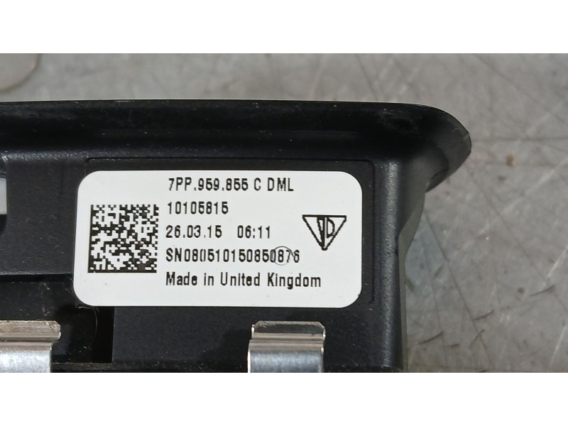 Recambio de mando elevalunas delantero derecho para porsche macan (95b) 3.0 s diesel referencia OEM IAM 7PP959855C  10105815