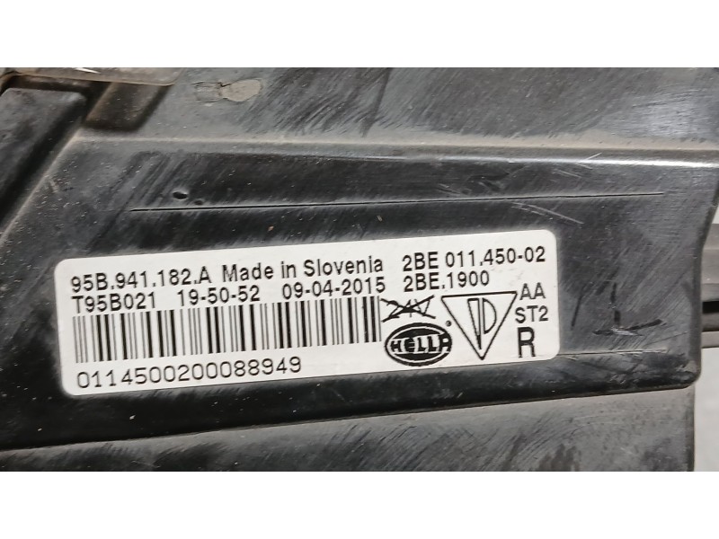 Recambio de piloto delantero derecho para porsche macan (95b) 3.0 s diesel referencia OEM IAM 95B94112A LUZ DIA HELLA 2BE0114500