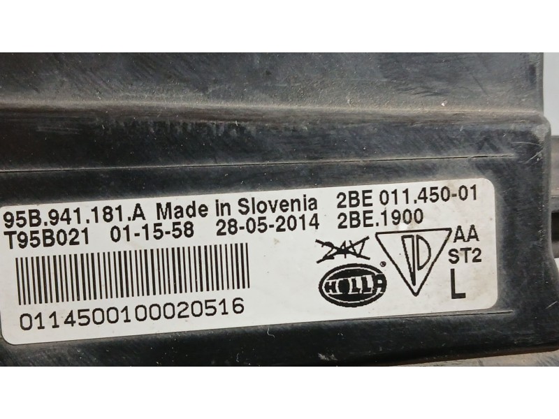 Recambio de piloto delantero izquierdo para porsche macan (95b) 3.0 s diesel referencia OEM IAM 95B941181A LUZ DIA HELLA 2BE0114