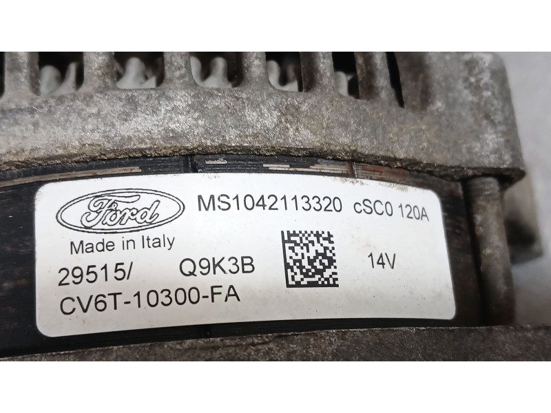 Recambio de alternador para ford tourneo courier b460 monospace 1.0 ecoboost referencia OEM IAM CV6T10300FA  MS1042113320