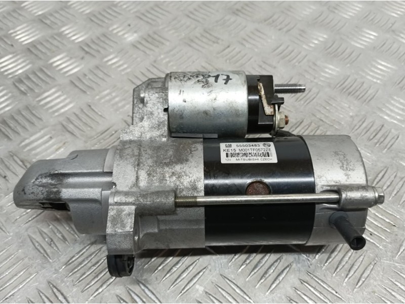 Recambio de motor arranque para opel astra k sports tourer selective start/stop referencia OEM IAM 55503483 M001TF0572ZE MITSUBI