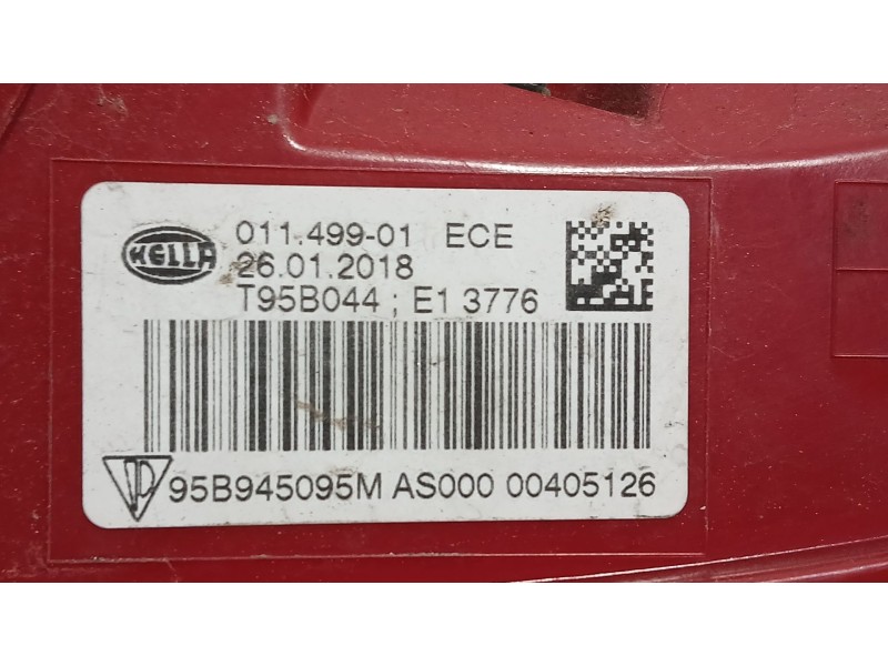 Recambio de piloto trasero izquierdo exterior para porsche macan (95b) 3.0 s diesel referencia OEM IAM 95B945095M ROZADO HELLA T
