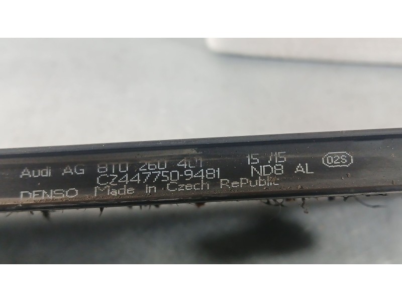 Recambio de condensador / radiador aire acondicionado para porsche macan (95b) 3.0 s diesel referencia OEM IAM 8T0260401 DOBLADO