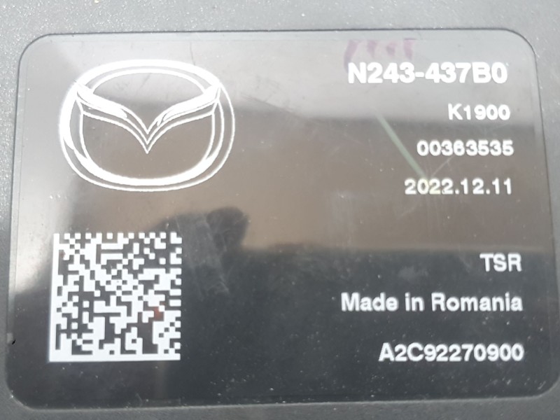 Recambio de modulo electronico para mazda mx-5 iv (nd__) 1.5 (nd6e) referencia OEM IAM N243437B0  