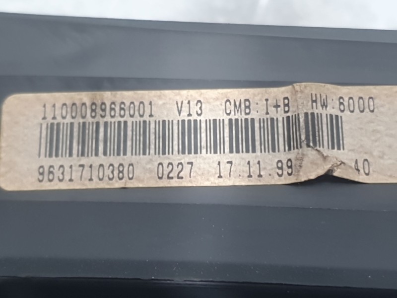 Recambio de cuadro instrumentos para citroën xsara picasso (n68) 2.0 hdi referencia OEM IAM 9631710380  