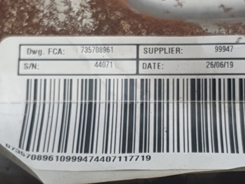 Recambio de columna direccion para fiat 500 (312_) 1.2 lpg (312axa1a) referencia OEM IAM 735708961 ELECTROMECANICA 