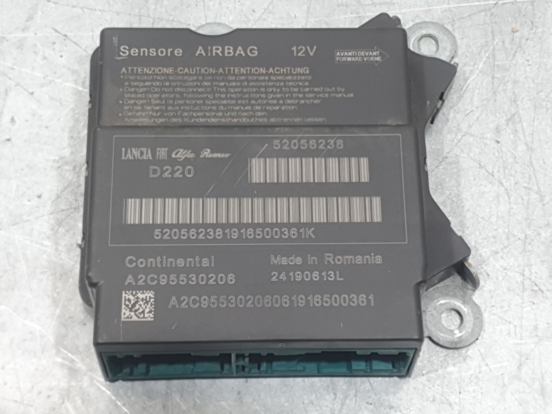 Recambio de kit airbag para fiat 500 (312_) 1.2 lpg (312axa1a) referencia OEM IAM 735763509 C/SALPICADERO 735763509 CONDUCTOR 52
