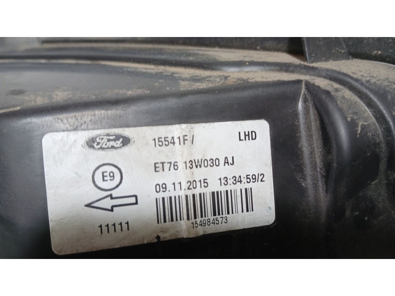 Recambio de faro izquierdo para ford tourneo courier b460 monospace 1.0 ecoboost referencia OEM IAM ET7613W030AJ  