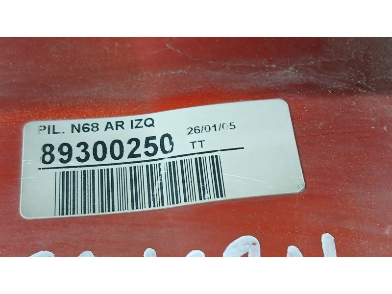 Recambio de piloto trasero izquierdo para citroën xsara picasso (n68) 2.0 hdi referencia OEM IAM 6350N0 ROZADO 89300250