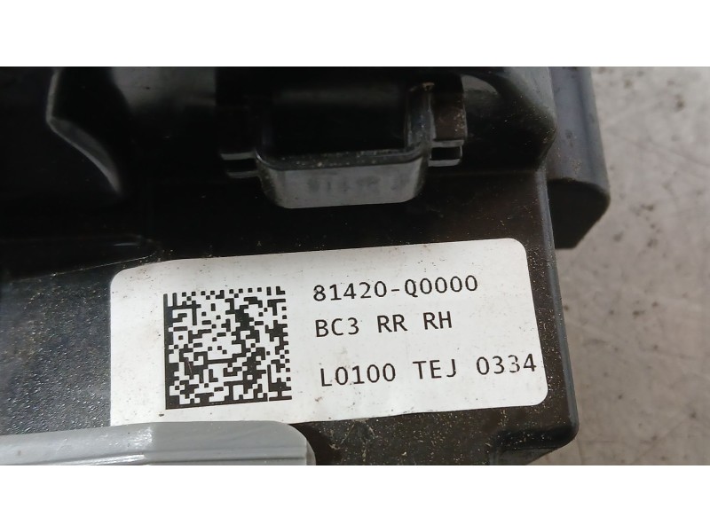 Recambio de cerradura puerta trasera derecha para hyundai i20 iii (bc3, bi3) 1.0 t-gdi referencia OEM IAM 81420Q0000  