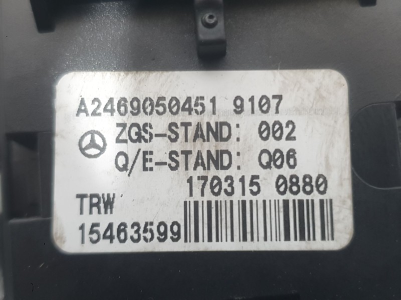 Recambio de palanca freno de mano para mercedes-benz clase b sports tourer (w246, w242) b 200 cdi / d (246.208) referencia OEM I