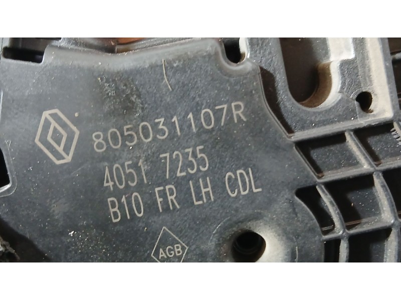 Recambio de cerradura puerta delantera izquierda para renault zoe (bfm_) zoe (bfmc, bfmd) referencia OEM IAM 805031107R  4051723