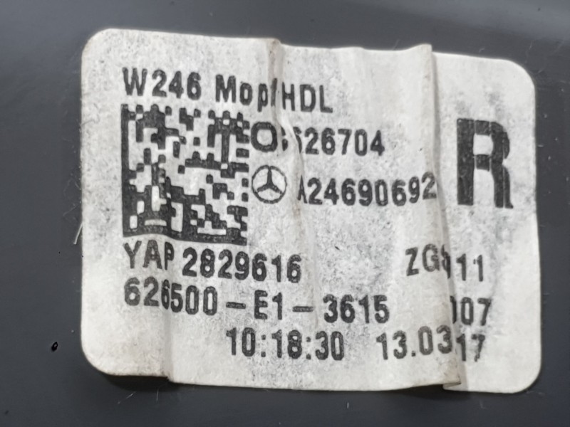 Recambio de piloto trasero derecho interior para mercedes-benz clase b sports tourer (w246, w242) b 200 cdi / d (246.208) refere