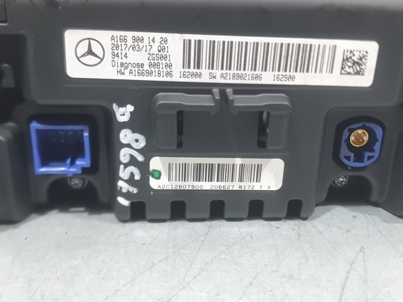 Recambio de sistema navegacion gps para mercedes-benz clase b sports tourer (w246, w242) b 200 cdi / d (246.208) referencia OEM 