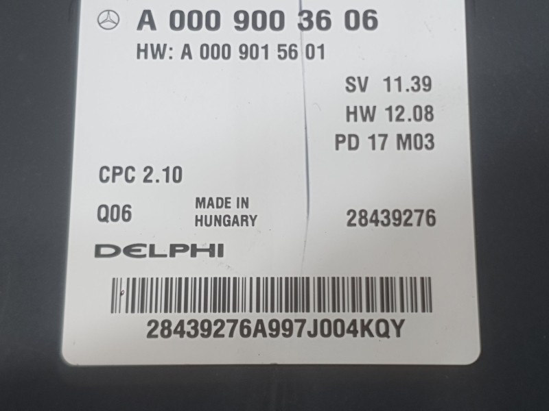 Recambio de modulo electronico para mercedes-benz clase b sports tourer (w246, w242) b 200 cdi / d (246.208) referencia OEM IAM 