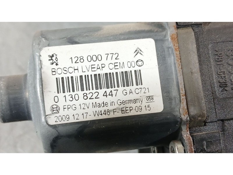 Recambio de elevalunas trasero izquierdo para citroën c5 berlina business referencia OEM IAM 9675915280  ELECTRICO 6 PINS